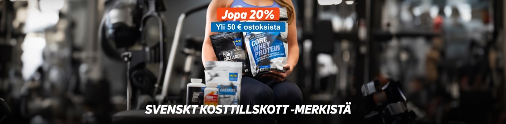 Osta 50 eurolla, saat alennuksen Svenskt Kosttillskott -tuotemer